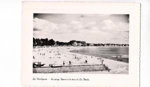 BF15638 le pouliguen la plage benoit et la baie de la b  france front/back image