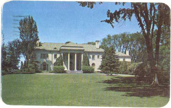 Executive Mansion Madison Wisconsin WI  1953