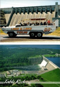 2~4X6 Postcards Branson MO Missouri  DUCK AMPHIBIOUS TOUR CAR & TABLE ROCK DAM