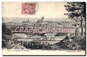 Old Postcard Sens Vue Generale