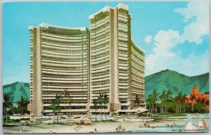 Sheraton Waikiki Hotel Honolulu Hawaii HI USA Postcard H70