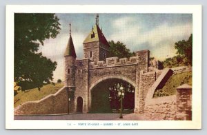 Porte St-Louis, St Louis Gate, Quebec Canada  Postcard  P6