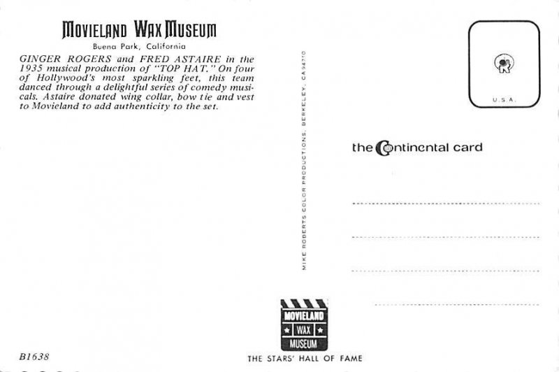 Movieland Wax Museum   Ginger Rogers 