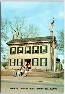 Postcard - Abraham Lincoln's Home - Springfield, Illinois