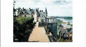 BF13044 le chateau tours des cavallers amboise france front/back image