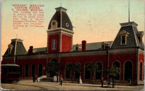 Mexico Juarez Aduana Mexican Custom House 1911