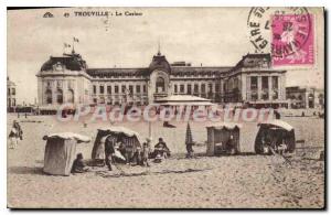 Old Postcard Trouville Casino