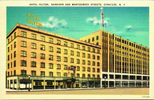 Hotel Hilton Harrison & Montgomery Calle Syracuse New York Ny Lino Tarjeta