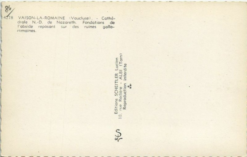 CPA VAISON-LA-ROMAINE Cathedrale N.-D. De Nazareth (1086376)