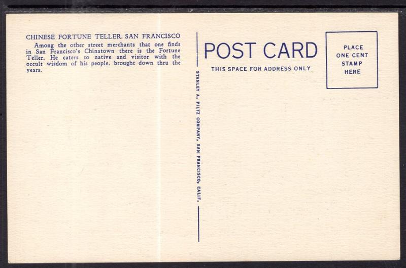 Chinese Fortune Teller,Chinatown,San Francisco,CA