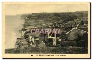 Berneval sur Mer - View Generale Old Postcard
