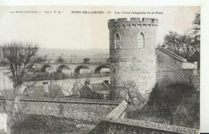 France Postcard - Pont-De-L'Arche - Les Vieux Remparts Et Le Pont - Ref TZ10046