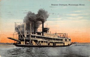 Dubuque Sternwheeler River Steamship Ferry Boat Ship 