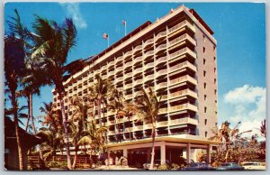 Vtg Honolulu Hawaii HI Princess Kaiulani Hotel 1950s View Unused Postcard