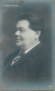 Adolph Davidovich Brodsky Russian Empire violinist Breitkopf & Hartel postcard