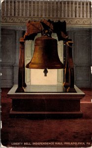 Liberty Bell Independence Hall Philadelphia PA Pennsylvania Antique Postcard UNP 