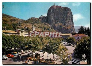 Postcard Modern Haute Provence Castellane (Lower Alps) Alt 724 m Roc and Notr...