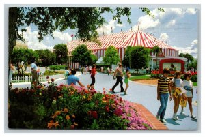 Vintage 1983 Postcard Big Top at Circus World Amusement Park Orlando Florida