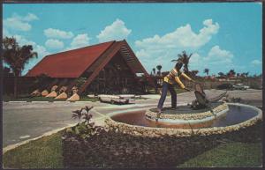Seminole Okalee Indian Village,FL Postcard BIN