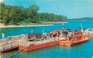 US Hwy 62 101 Ferry Panther Bay Landing Woody Wagon Ozark Teich Postcard 21-1409