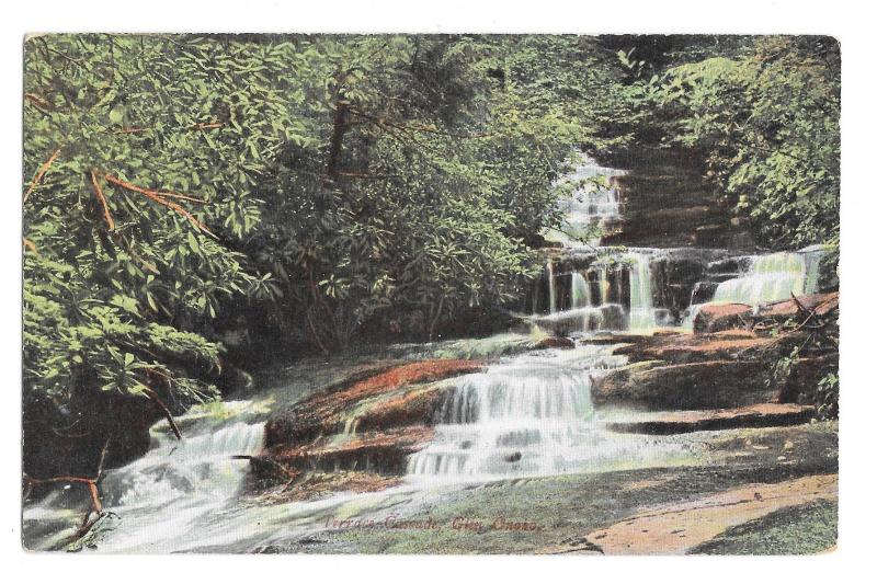 Mauch Chunk Pa Terrace Cascade Waterfall Vintage Romans Dept Store Postcard