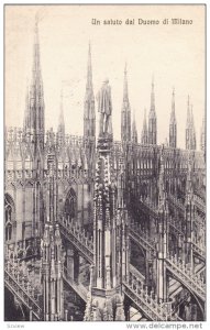 Un Saluto Dal Duomo Di Milano, MILANO (Lombardy), Italy, 1900-1910s