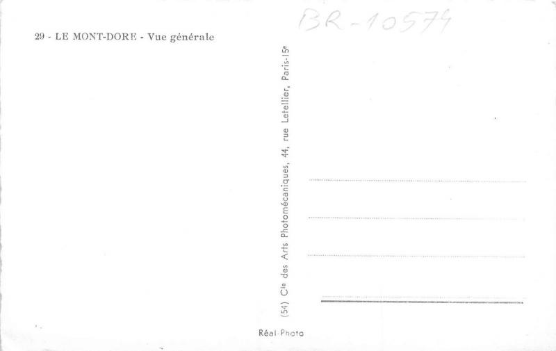 BR10574 Le mont Dore    france