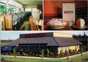 Spiffy's Restaurant Chehalis WA Vintage Advertising Postcard F45