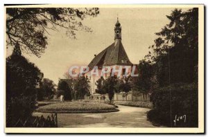 Old Postcard Colmar Church and Park Lycee Bartholdi