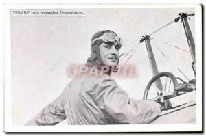 Old Postcard Jet Aviation Vidart on monoplane Deperdussin