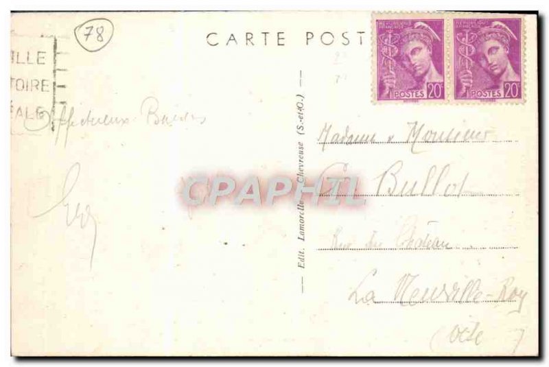 Old Postcard Vallee De Chevreuse Abbaye De Port Royal Des Champs View d & # 3...