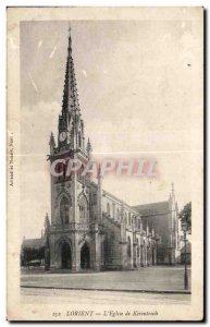 Old Postcard Lorient The Church of Kerentrech