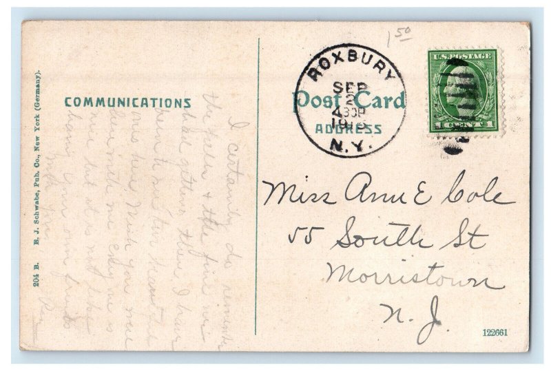 c1910 Jay Gould Mem Reformed Church Roxbury In The Catskills NY Postcard