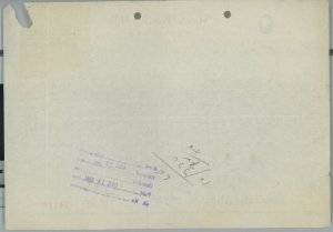 1941 Vanity Fair Silk Mills Reading PA Invoice R.F. Strickland Co. Concord GA154 