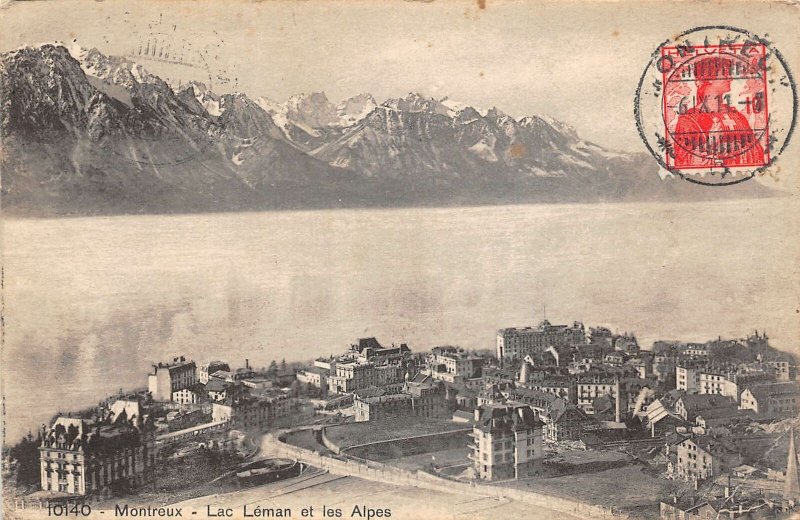 Lot 58 lake geneva and the alps montreux switzerland