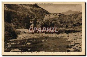Old Postcard Colmars the Alps Verdon and Fort de France