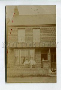 426471 UK ISLE of WIGHT house native peoples 1909 year photo RPPC