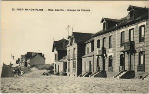 CPA FORT-MAHON-Plage - Rive Gauche - Groupe de Chalets (121140)