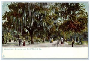 c1905 Bonaventure Cemetery Near Savannah Georgia GA Tuck's Antique Postcard