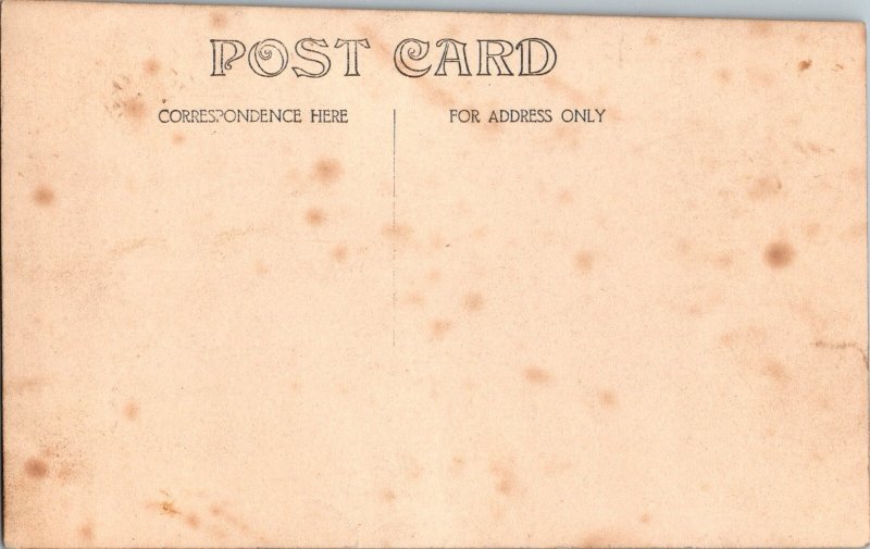 Antique RPPC Cute Chubby Girl Bows In Hair Monroe Photo JP13