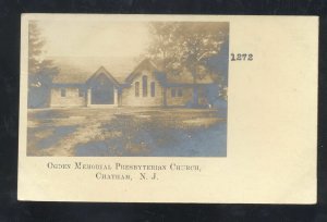 RPPC CHATHAM NEW JERSEY NJ OFDEN MEMORIAL PRESBYTERIAN CHURCH POSTCARD