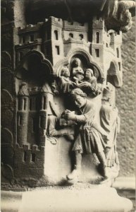 CPA carte photo Cathédrale d'AMIENS Intérieur détailles (758130)