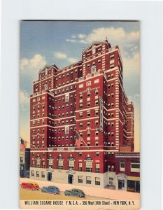 Postcard William Sloane House Y.M.C.A., New York City, New York