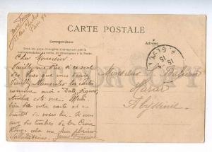 236408 FRANCE PARIS Charlemagne statue 1915 y RPPC to Ethiopia