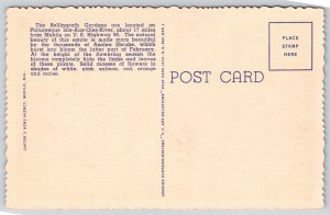 Mobile Alabama~Bellingrath Gardens~Linen Postcard