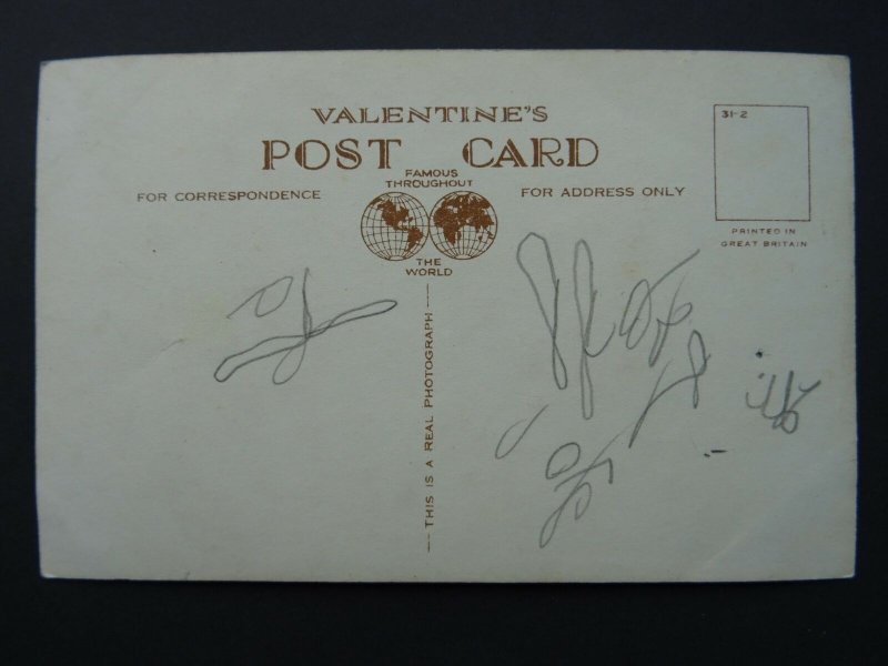 Lancashire THE GOLFERS - TOWN HALL  Blackpool Illuminations c1931 RP Postcard