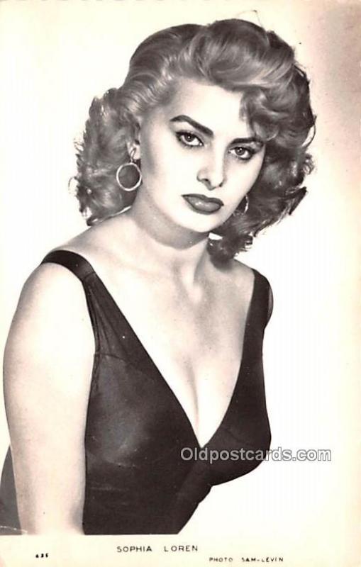 Sophia Loren Movie Star Actor Actress Film Star Unused 