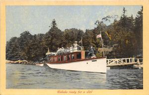 Maine  Steamer Nohoko Postcard