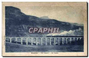 Old Postcard Dauphine VIF The viaduct Train