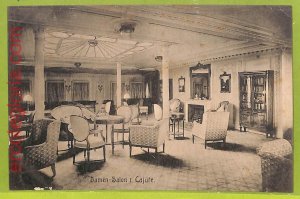 af7812 - VINTAGE POSTCARD -Hamburg-Amerika-Line    Ship cabins KAJUTE NAVI